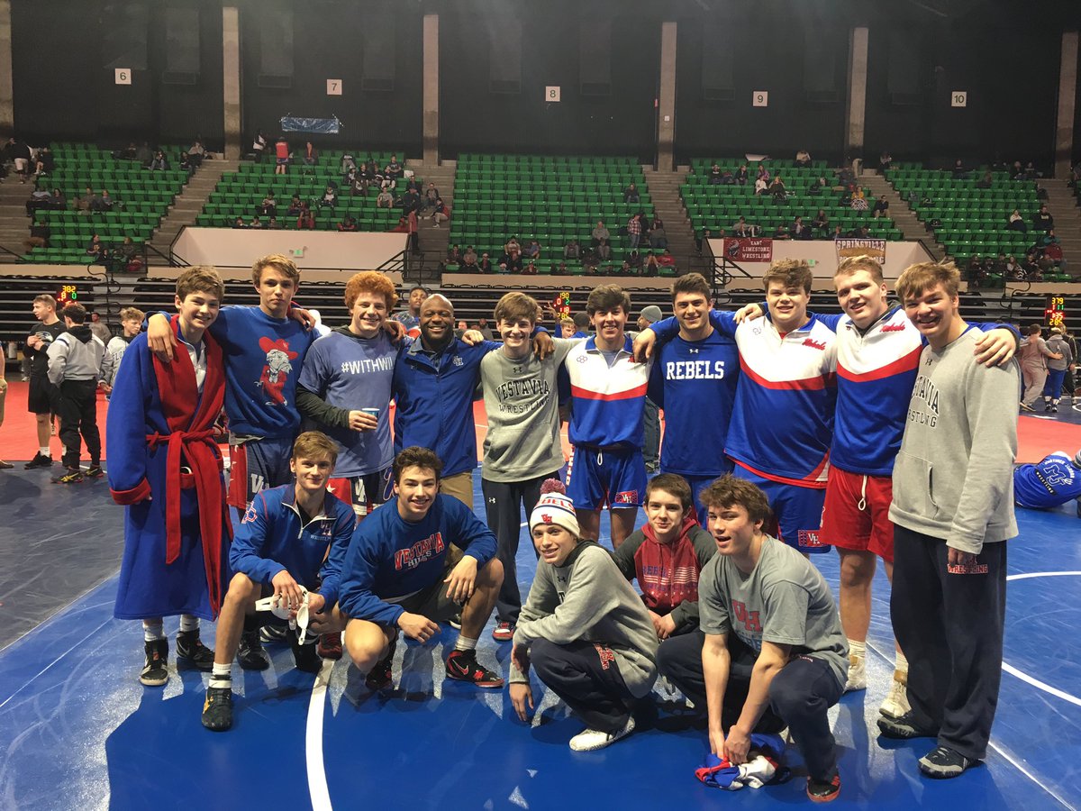 1rebelwrestling's tweet photo. Rebels at the @AHSAAUpdates North Super Sectionals #1REBEL https://t.co/PctihgEReL
