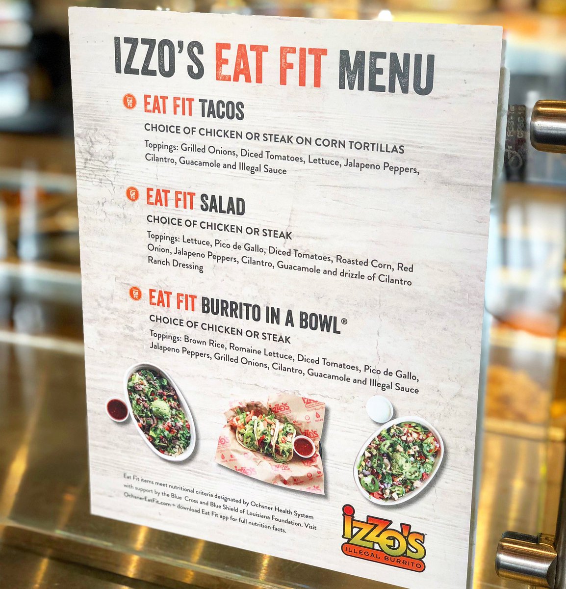 Izzo'sIllegalBurrito (@izzos) on Twitter photo Izzo’s new <a href="/eatfitbr/">Eat Fit BR</a> 🌱 Menu!
Check out the new menu at these following locations 😉 : .
📍9770 Bluebonnet Blvd .
📍6401 Bluebonnet Blvd.
📍 4245 Bluebonnet Blvd.
📍 4250 Burbank Dr (LSU)
📍 6220 Corporate Blvd. .
.
.
#healthyfood #healthylifestyle #healthyeating #glutenfree Izzo’s new <a href="/eatfitbr/">Eat Fit BR</a> 🌱 Menu!
Check out the new menu at these following locations 😉 : .
📍9770 Bluebonnet Blvd .
📍6401 Bluebonnet Blvd.
📍 4245 Bluebonnet Blvd.
📍 4250 Burbank Dr (LSU)
📍 6220 Corporate Blvd. .
.
.
#healthyfood #healthylifestyle #healthyeating #glutenfree