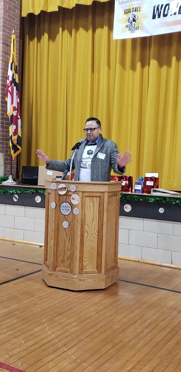 msb1853's tweet photo. Keynote speaker Sergio Oliva, Director of National Programs &amp; Youth Services @BrailleInst delivering Keynote address at #mdbc19 @MSB_Outreach. https://t.co/48QH83bNNZ