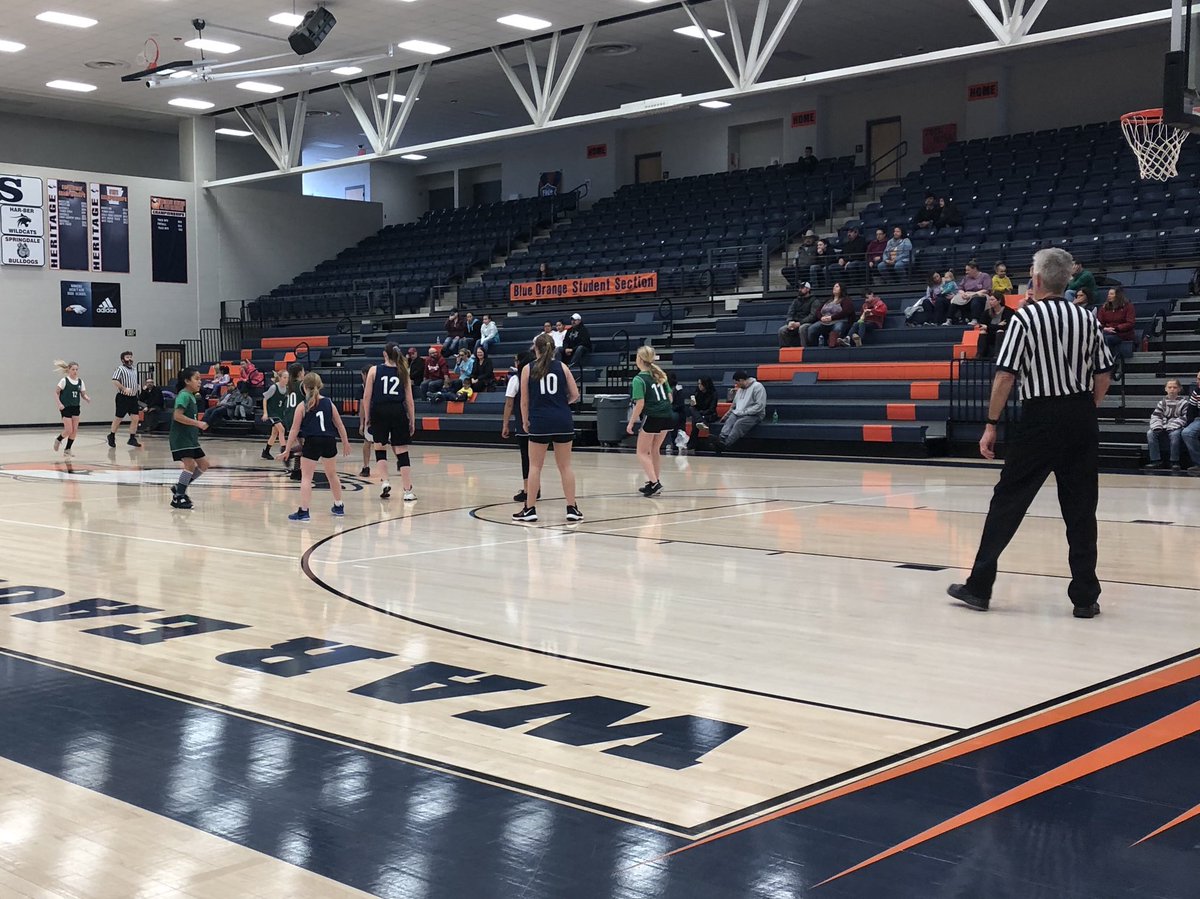 WarEaglesGBB's tweet photo. Saturday morning RAC games in War Eagle Arena are underway. Future Heritage High Hoop Stars in action. #WEproud #TWEW https://t.co/pq7Pavbqm4