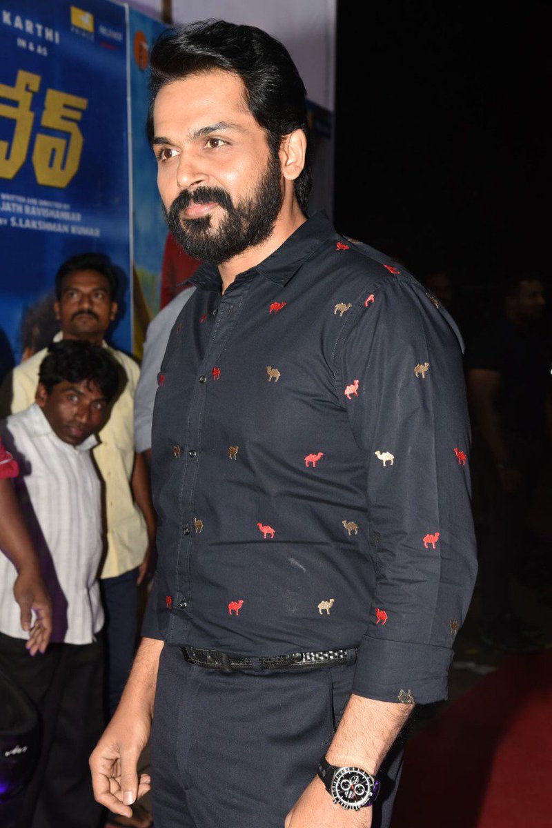 KarthiFans24x7's tweet photo. #DevTeluguPreRelease Click Our @Karthi_Offl Anna 😍😍😍

#Dev #DevonFeb14 https://t.co/G8ahK2MKhS