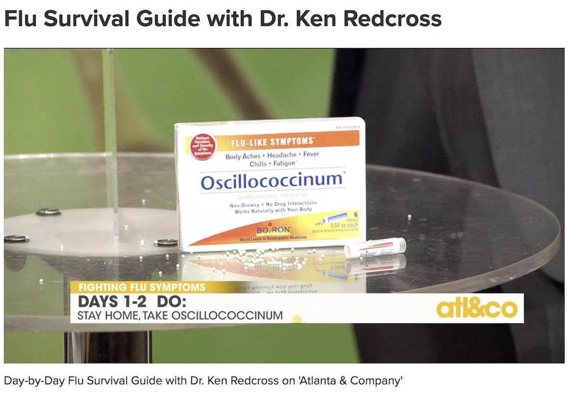 PitchAmy's tweet image. Feeling fluey? @KenRedcrossMD says don't hesitate; stay home and start @OscilloUSA in the first 48 hours to dramatically reduce downtime #FluTips Day 1 and 2 on NBC TV in Atlanta #FluSeason