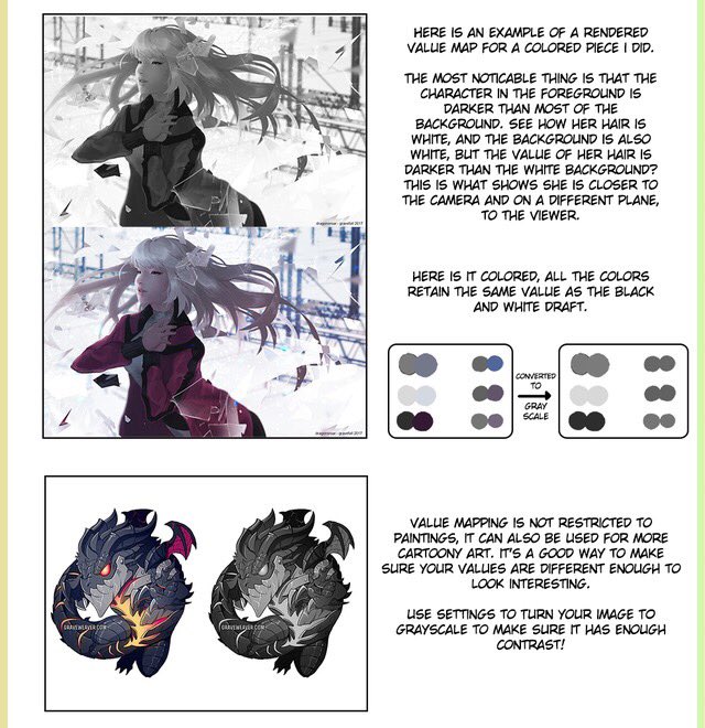 Value mapping your art tips by graveweaver on tumblr and graveweaver.com !!