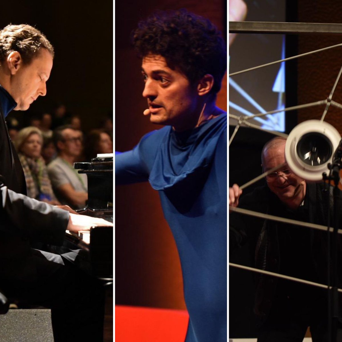 Our performers rocked the #TEDxLinz stage. Session 3 was full of "Bigger than us". Top 🔝, Jens Vetter, Rupert Huber and Sam Bunn. 🤩