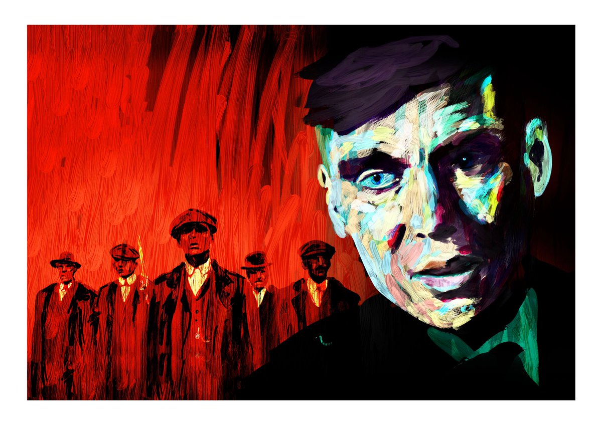 #PeakyBlinders #TommyShelby #Birmingham #CillanMurphey #EBAcircle My artwork ‘Different Parts’ now available as a reward on my #Kickstarter page. Please support my campaign- ends midnight this Monday. Grab an opportunity to get some unique and limited edition artwork!