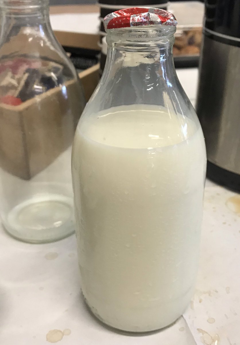 Well done my university 👍 <a href="/portsmouthuni/">University of Portsmouth</a> we now have bottled milk for meetings and not those little plastic sachets #plasticpollution