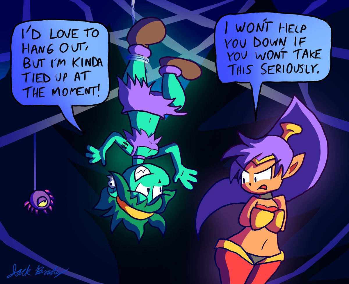 Shantae Rottytops Fanart Brady Cartoon Jack Feb.