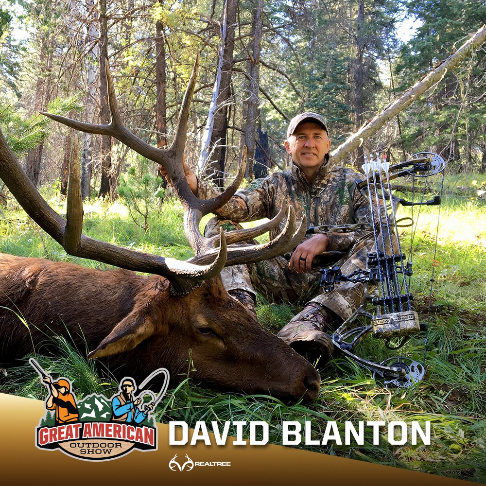NRA_GAOS's tweet image. David Blanton of @Realtree #Outdoors on @OUTDChannel is at #GAOS2019 this weekend to share his experience hunting monster #whitetails, #elk and other North American species. Catch his Monster Bucks seminar in the Small Arena at 12:30 or 3:30 PM today!