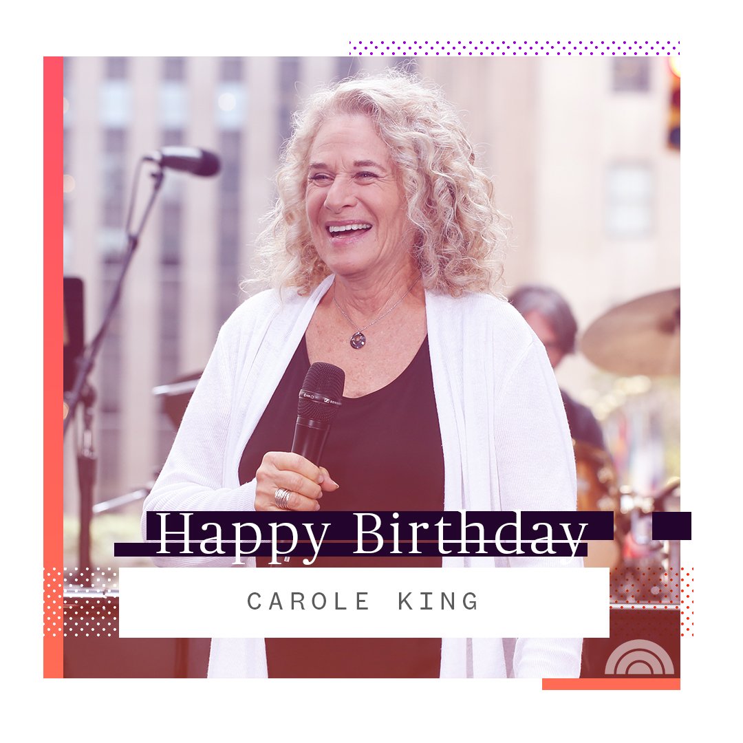 Happy birthday, Carole King! 