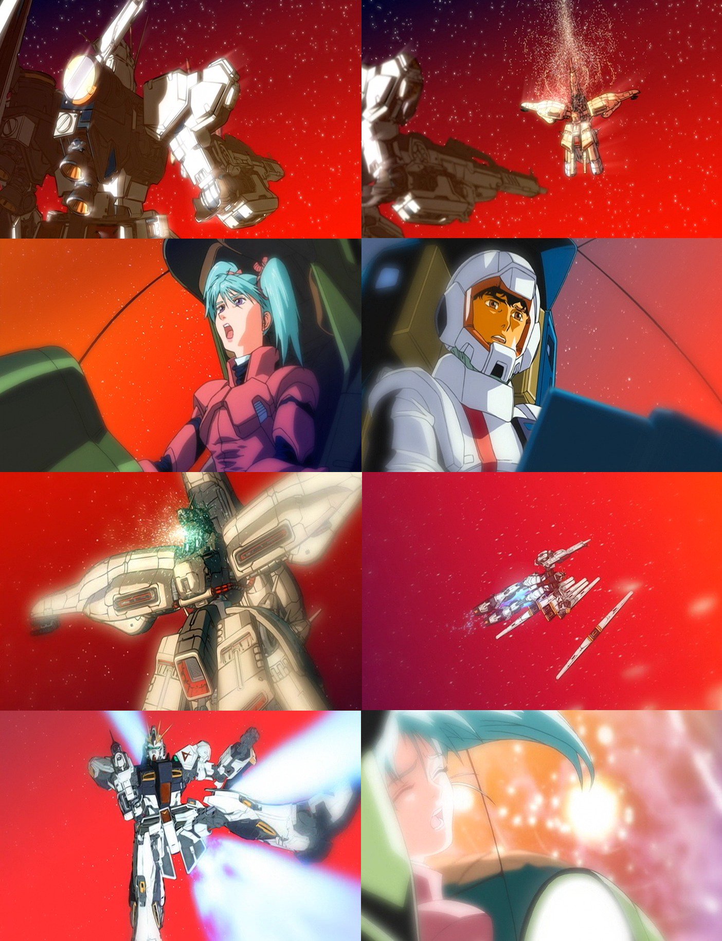 ソウジ Gundam Evolve 5 より クェスが死亡しない 逆襲のシャアのもう一つの結末 このお話のアムロは 一人の大人 として真っ直ぐにクェスに向き合い 諭しています クェス 後ろから撃つなら 撃っても良いよアムロ 信じてみる アムロ