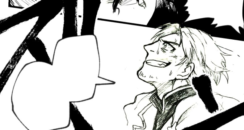 漫画描いてるけど終わるかなこれ。イーサン殿がちらっとだけ出るよ。 