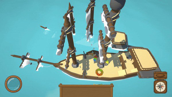 LowResViews's tweet photo. The seas are a dangerous place. Cannonballs are flying left, right, and center and ships that don't keep their eyes open might end up on the bottom of the sea. #ufföretag #indiedev #gamedev #screenshotsaturday https://t.co/3S3paDj7n8