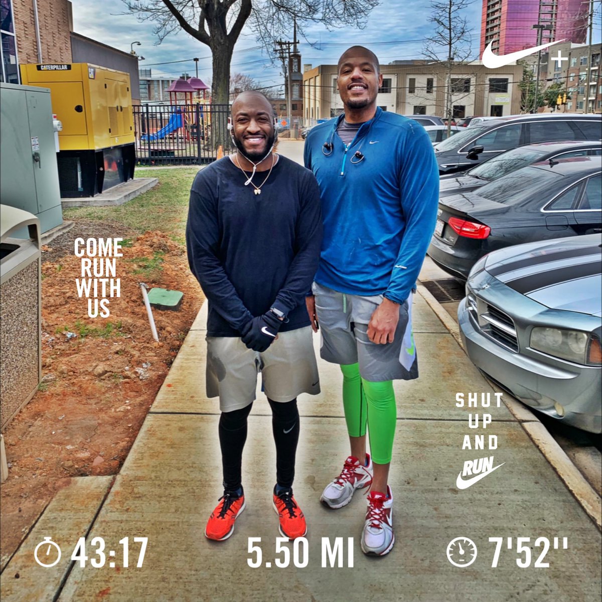 djraquest's tweet photo. 5.50 miles in 43.17 Mins 7.52 Pace #fitness #finishstrong #cardio #cardioday #nike #nikerunning #nikerunningclub #justdoit #gettingbettereveryday #SaturdayMorningRunningSquad #nikerunning https://t.co/jvvKPJv0HG