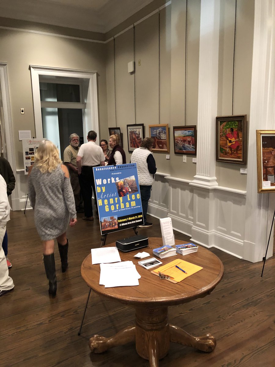 RenaConnect's tweet image. Come out to support our new exhibit! The opening reception was a great success!