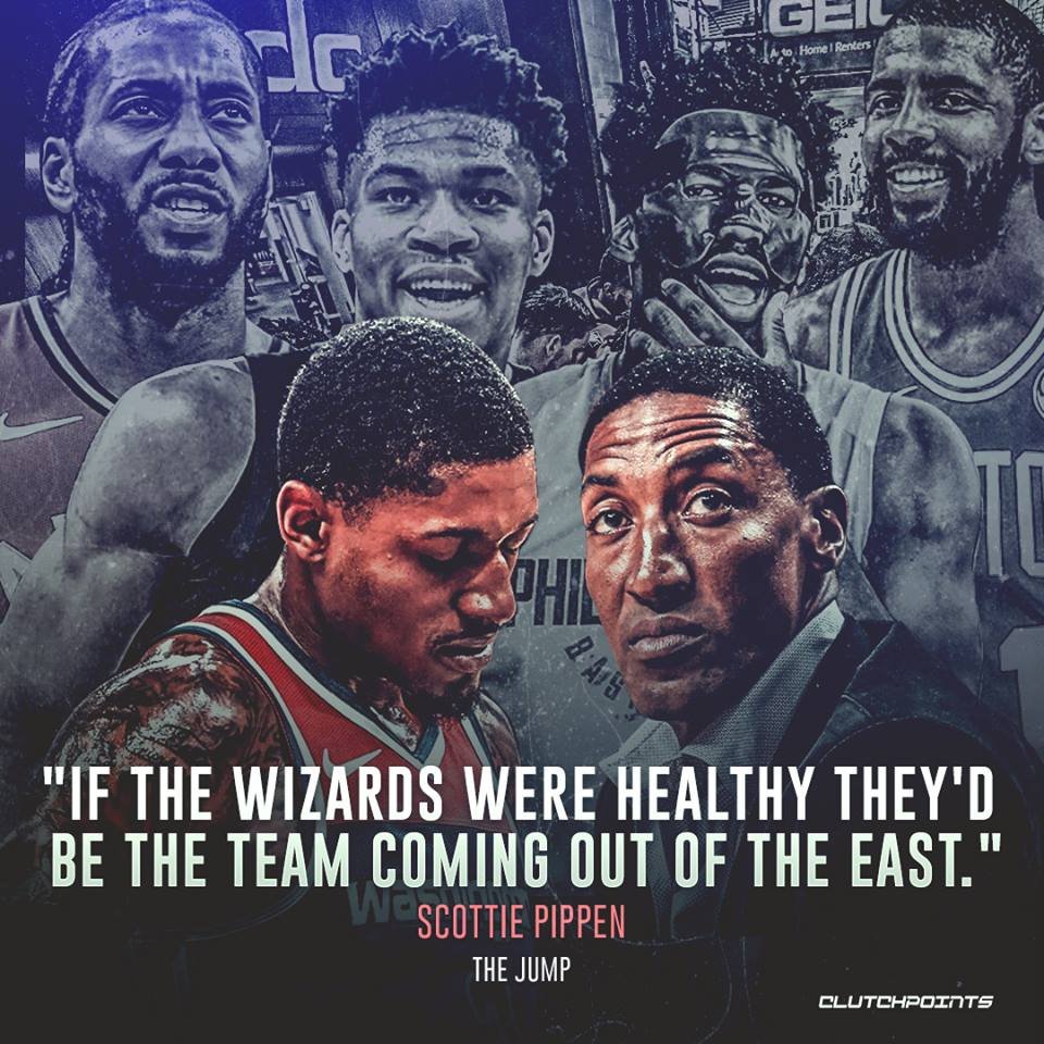 WizardsNationCP's tweet image. Scottie Pippen believes healthy Wizards are a force to be reckoned with. #Wizards #DCFamily