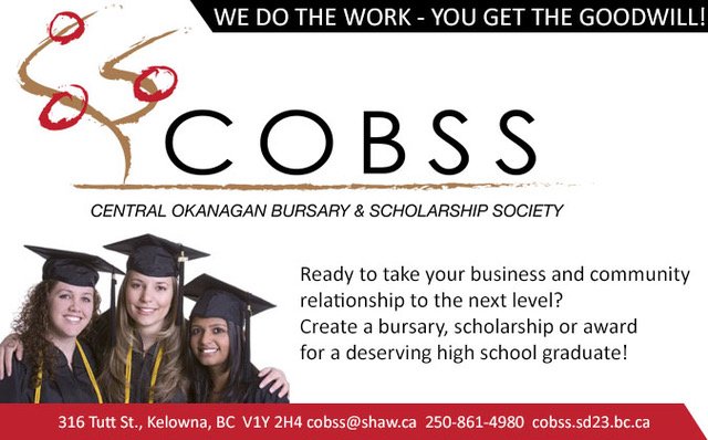 Look for our advertisement in the Okanagan Map Guide