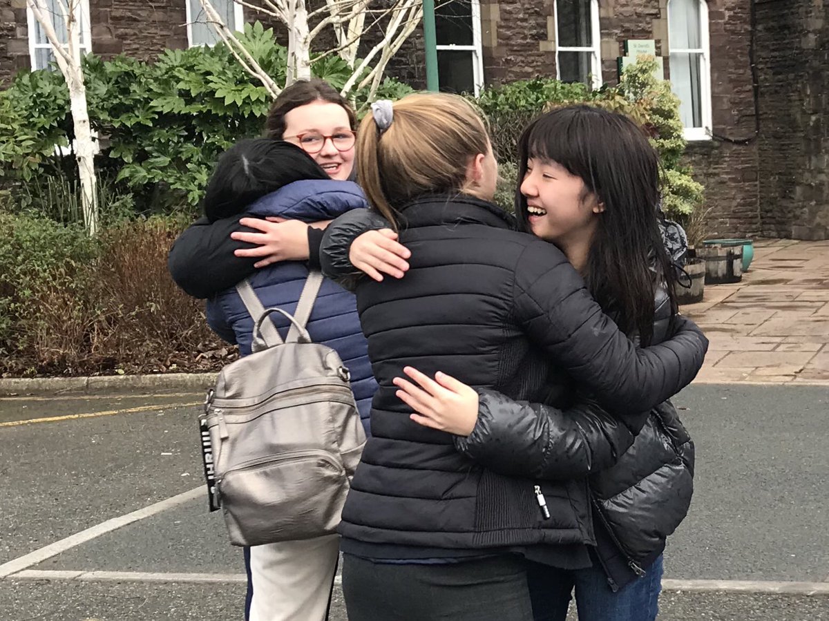 Donaldsons_CCB's tweet photo. So sad to say goodbye to #newfriends from our sister school in Malaysia #KH8 yesterday. Those on the choir tour are looking forward to seeing them again at half term. #weloveboarding #boardingfamily https://t.co/VhI6uCPYzB