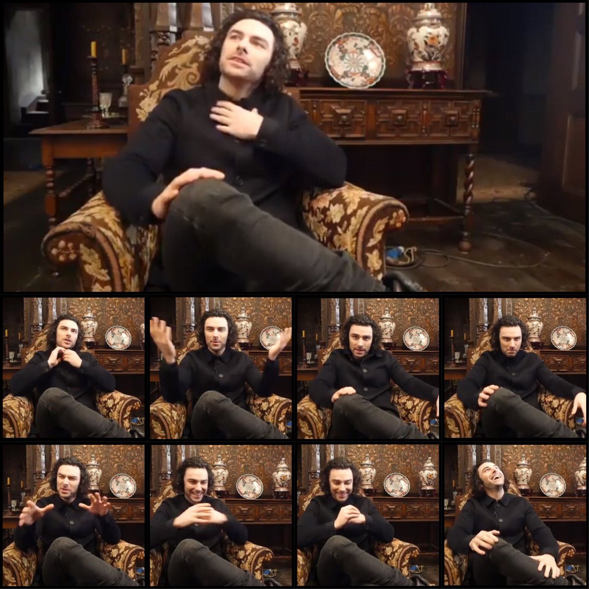 carol30449's tweet image. #SomethingforSaturday #SmoothSaturday #FunInterview #AidanTurner #Poldark #AidanCrew