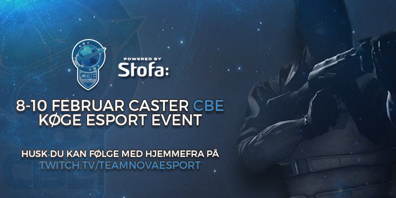 Turneringerne er i fuld gang til #køgelanparty - dejligt med både turneringer i Fortnite, Fifa og Counter Strike Global Offensive
CBE, #Stofa og @K7riCSGO dækker eventen se med her:
twitch.tv/teamnovaesport  hvor både etablerede hold som @AtlandoEsports <a href="/TEAMNOVA_ESPORT/">TEAMNOVA</a> deltager