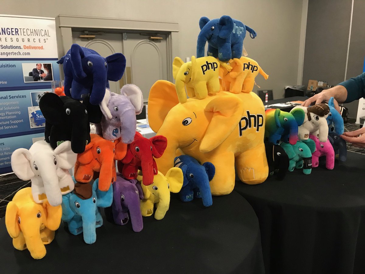 CalEvans's tweet image. #sunphp19 ElePHPants all the way down. :)