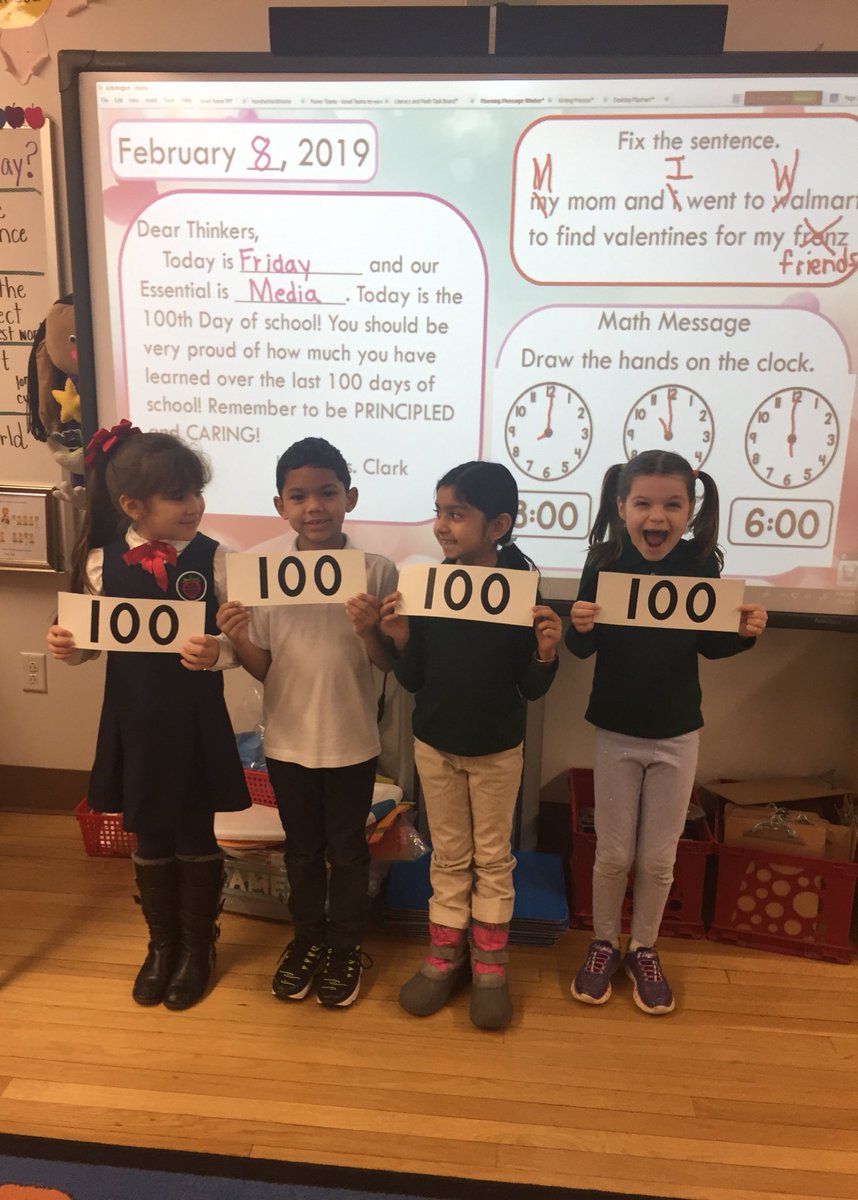 mrsclark1225's tweet image. On our 100th day of school, First Graders were challenged to transform the digits 1-0-0 into a unique piece of art work! 💯💯💯#SPSmind