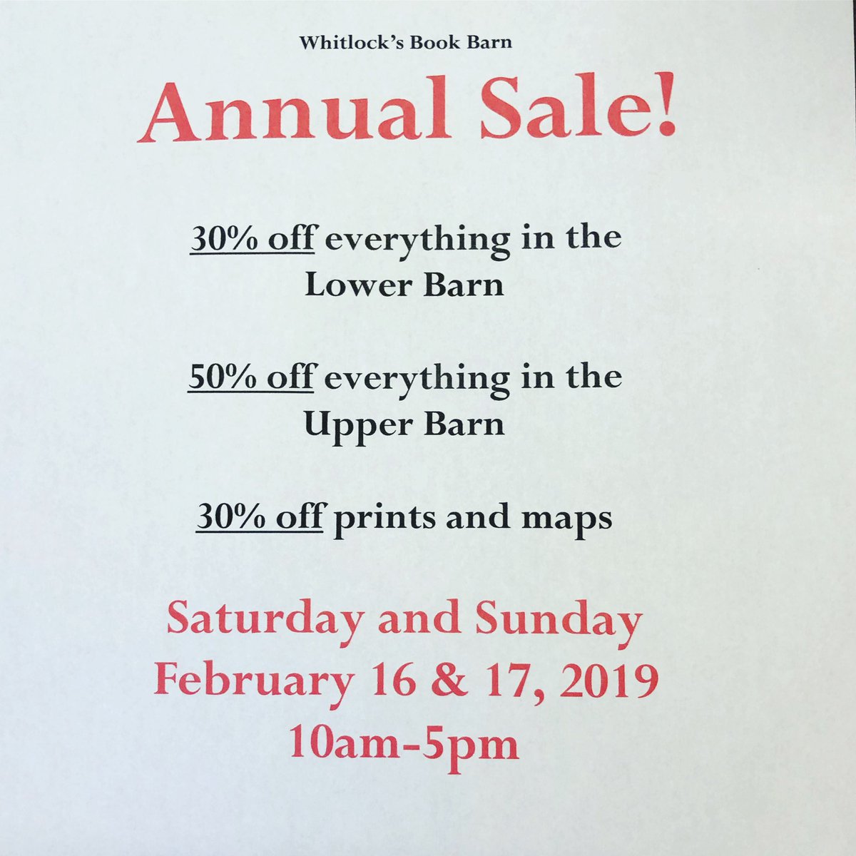 Whitlock S Book Barn Whitlockbooks Twitter