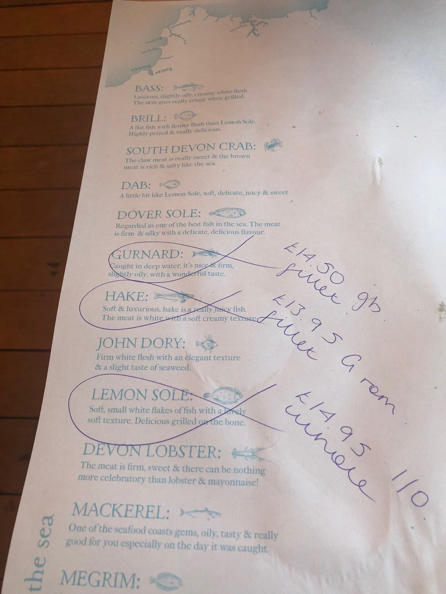 What a great way to do the daily specials and they were special btw ⁦<a href="/RockfishExmouth/">rockfishexmouth</a>⁩