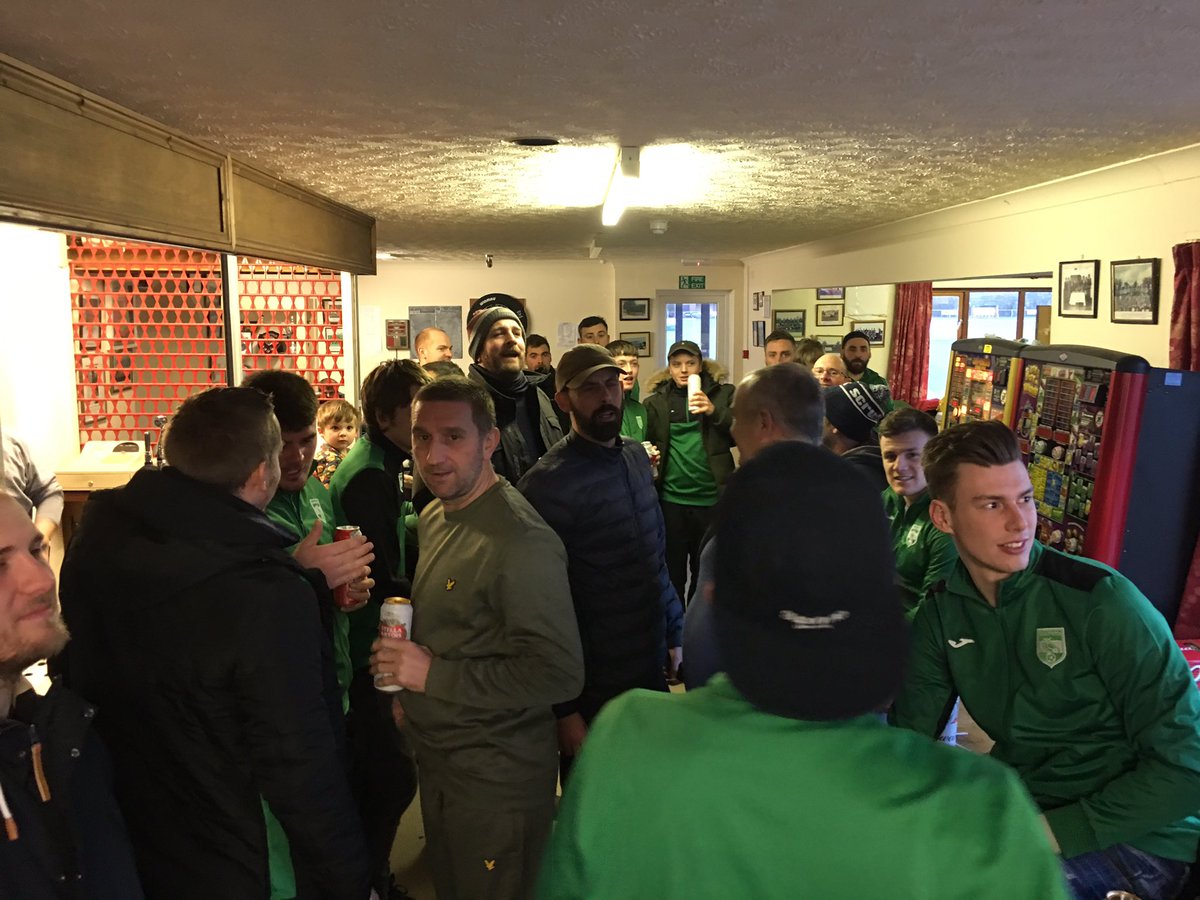 Good win for both teams today, Shame everyone couldn’t stay but nice to see a few still in the bar after #OneClub