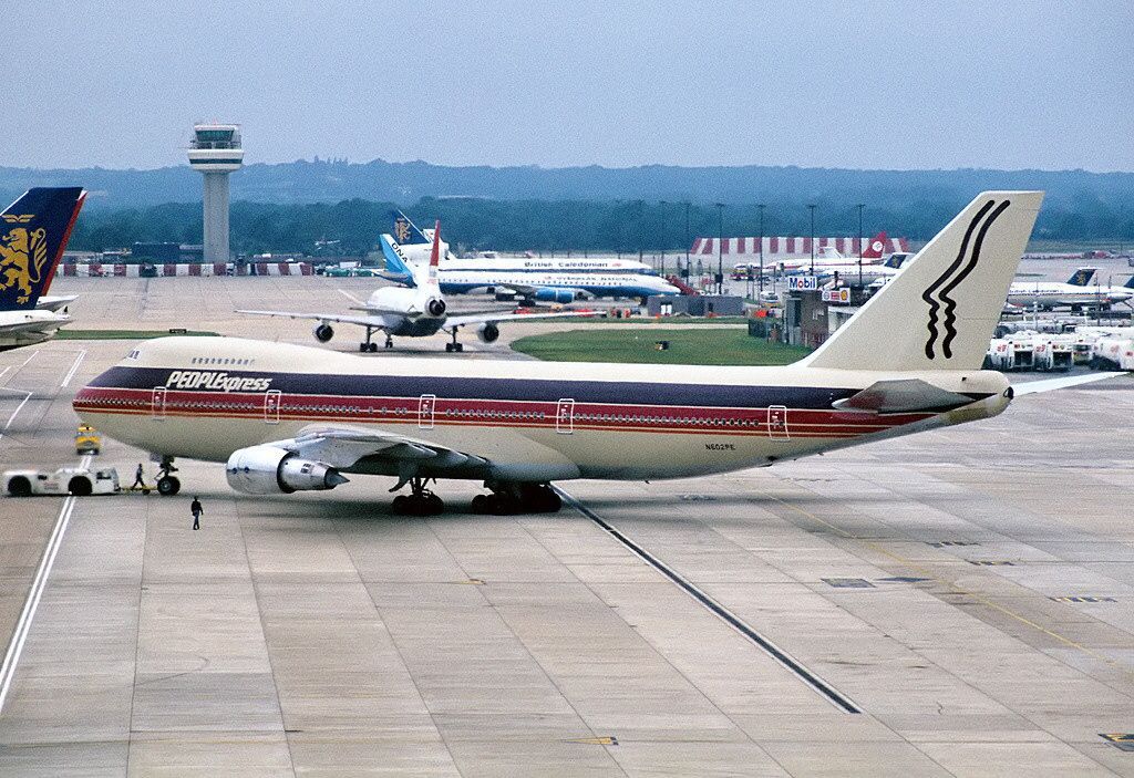 P. PeoplExpress 747 #Happy50thBirthday #WhyILoveThe747 photo credit: wikimedia commons