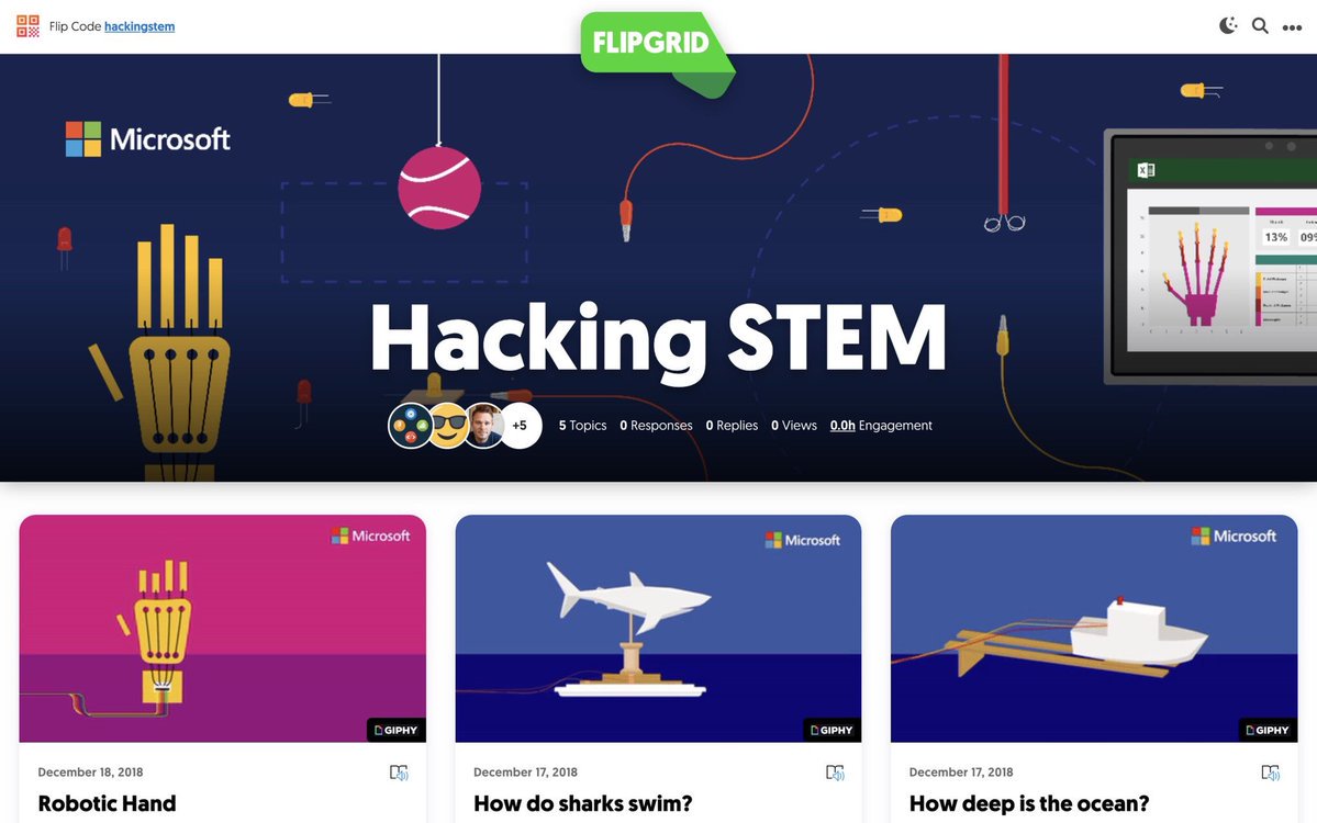 Spark your students' curiosity + creativity with <a href="/Hacking_STEM/">Microsoft Hacking STEM</a>'s launch-ready Hacking STEM activities!

The FREE teacher-tested projects leverage everyday materials to make STEM affordable, accessible, and fun for all!

Ready, set, STEM 👇
aka.ms/hackingstemfli…

#FlipgridFever