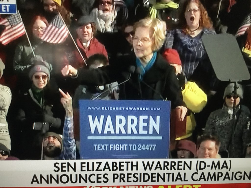 fcjrt2006's tweet photo. Warren supporter tells America what will happen if she is elected. https://t.co/noIWL6IjSS