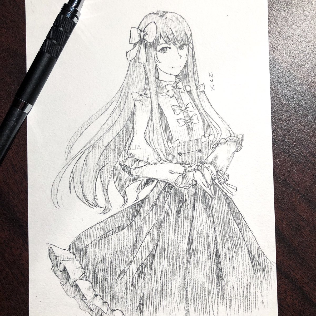 nyx_aurelia's tweet photo. 14/100 Sketches ^_^ #animeart https://t.co/S4lZMXzMT7