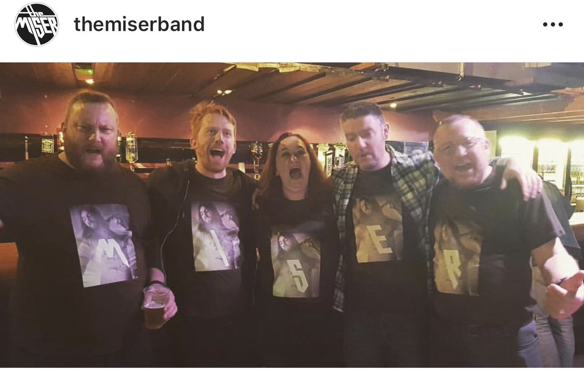 Look at these beautiful folks tucking right in at Giants of Rock! Interstellar effort with the T-Shirts! #miser19  #rocknroll #giantsofrock