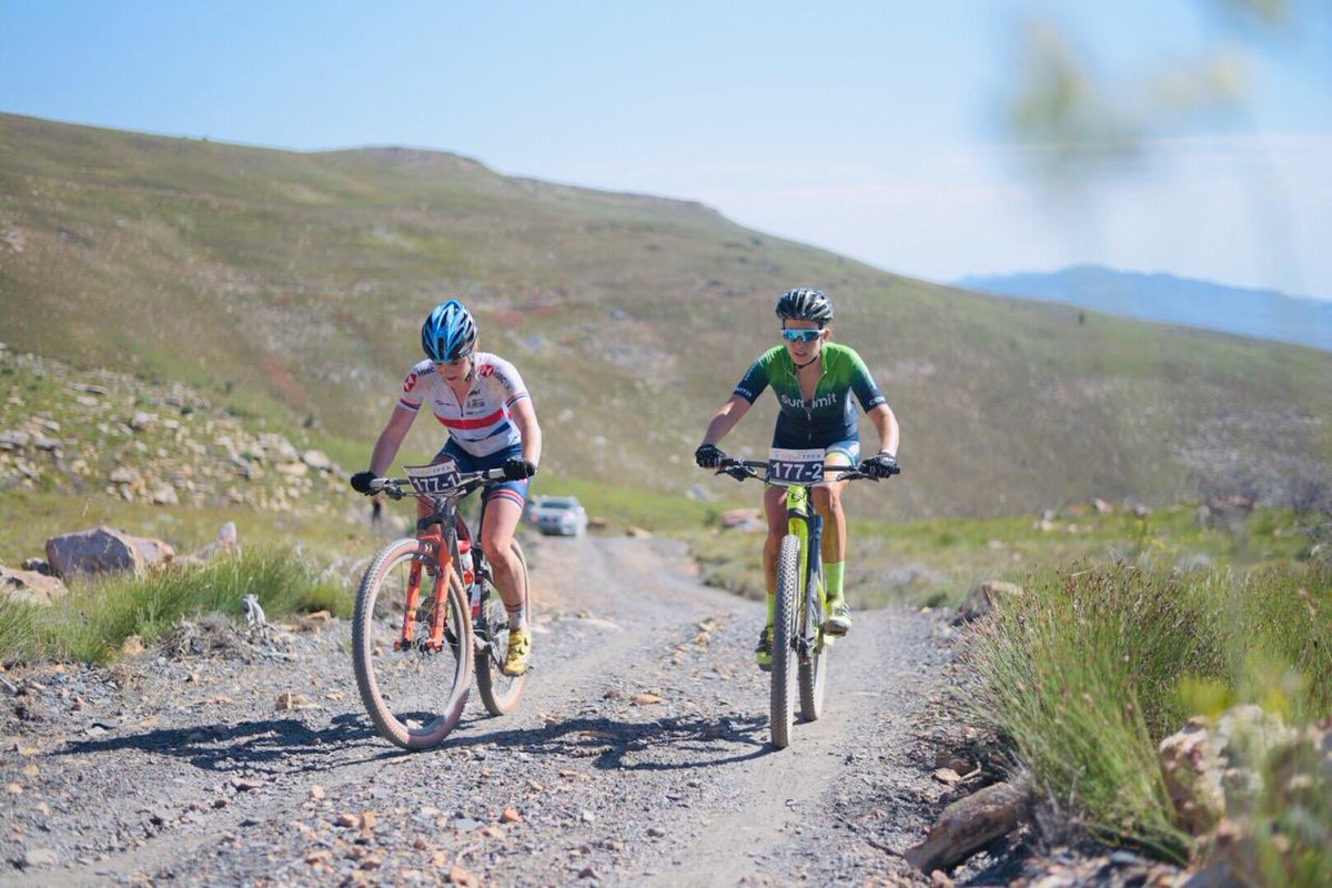 Today’s stage lived up to its name as the #MerinoMonster! There were some tough times out there but we finished strongly and took another 2nd place. 

Thanks for the great team work, <a href="/Candice_MTB/">Candice Lill</a>. Same again tomorrow! 

<a href="/tankwatrek/">Tankwa Trek</a> 
@kmcEkoiOrbea

📸: Marike Cronje