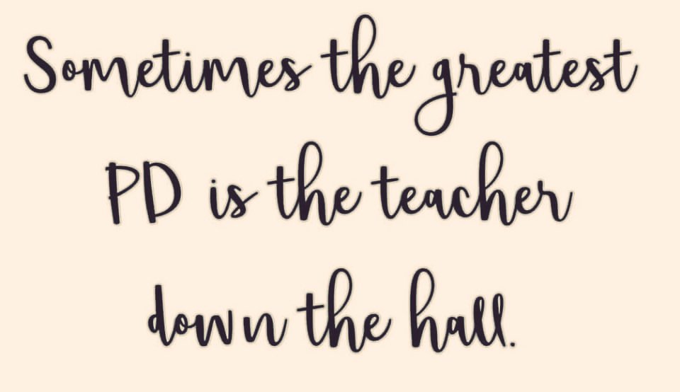 WeinsteinEdu's tweet image. Teachers need more than the theory, they need to see it in action. We need to make time to let teachers see each other teach! #teachergoals