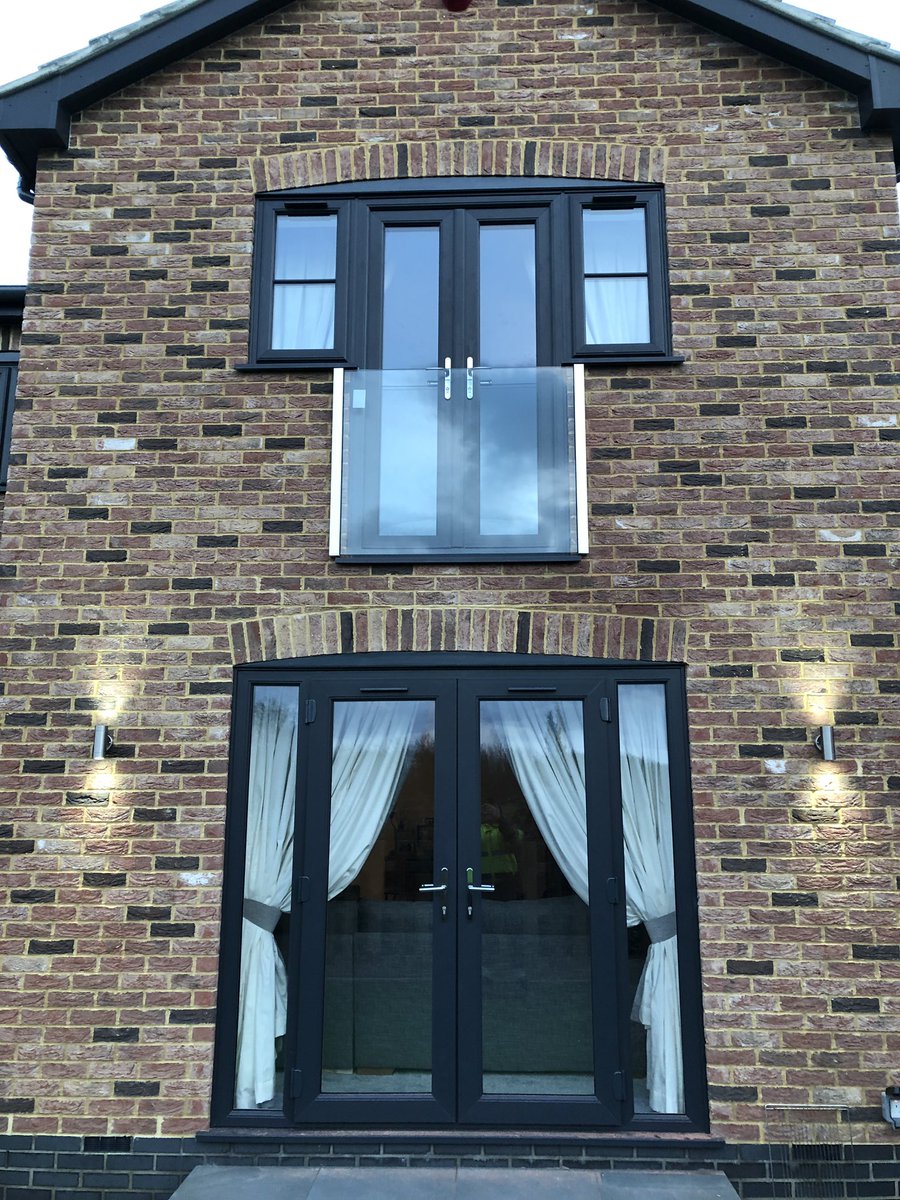Glass Juliet balcony fitted on new build <a href="/s3iGroup/">S3i Group</a>