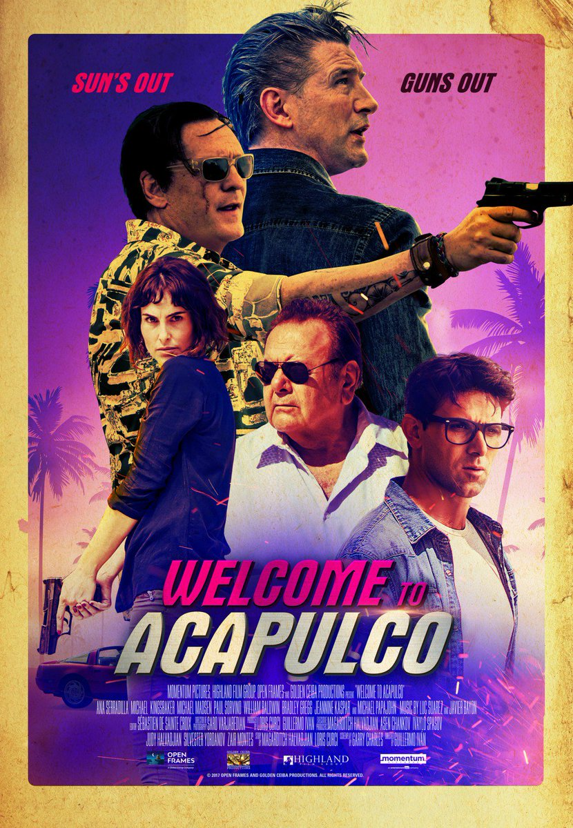 proxcinemente's tweet image. Póster oficial de "Welcome to Acapulco", protagonizada por Ana Serradilla, Michael Madsen, Paul Sorvino, William Baldwin y Bradley Gregg.

Se estrena el 12 de marzo en digital y On Demand. #WelcomeToAcapulco

Vía: @Collider