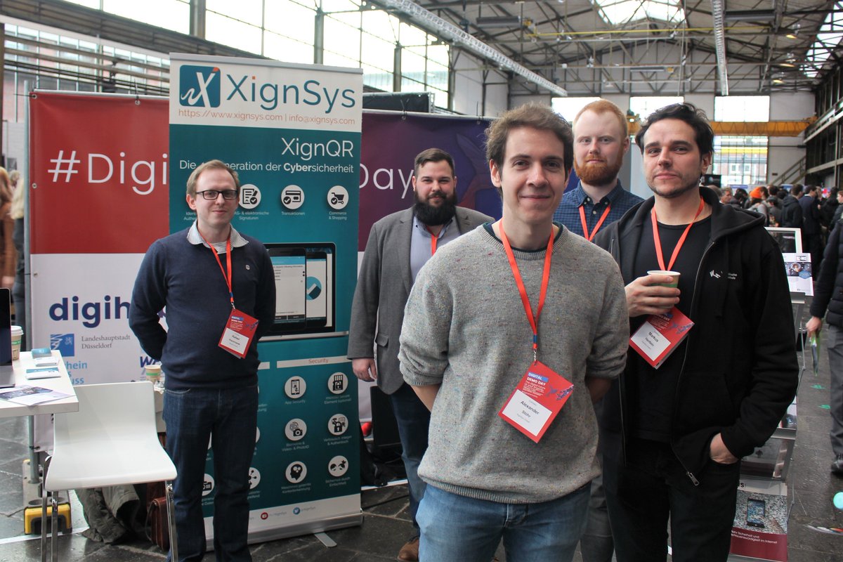 XignSys's tweet image. Schön war&apos;s auf dem Digital Demo Day 2019! #DigitalDemoDay #startup #startuplife #ITSecurity #nopasswordnoproblem