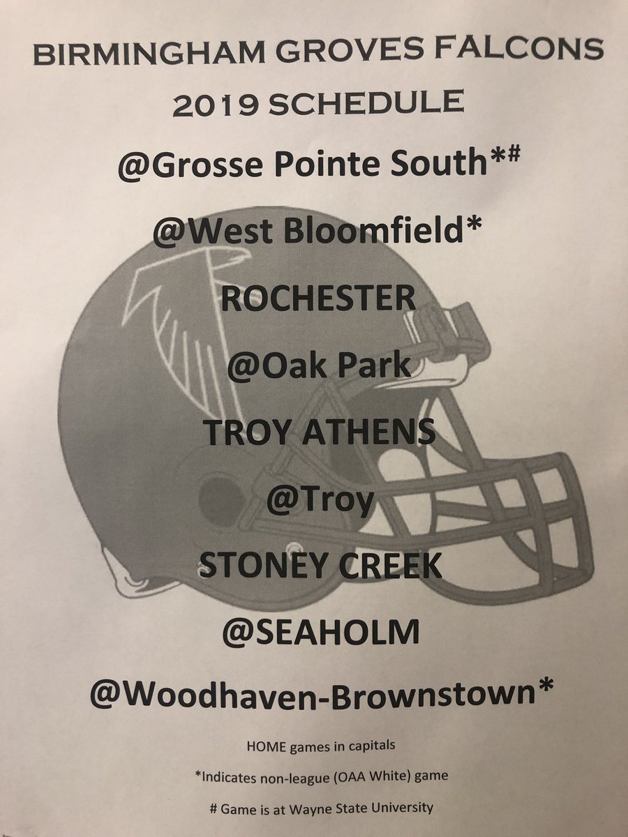Groves Highschool Football tweet media