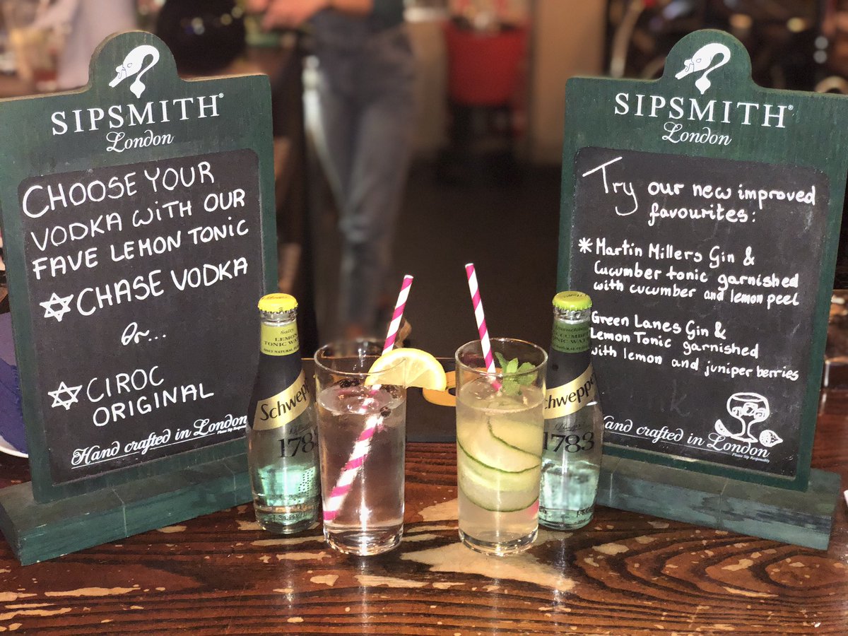 our new faves here... come and try them!
•
•
#gin #vodka #faves #tastetantizing #awesome #drink #london #theislandnw10 #celebration #topstuff