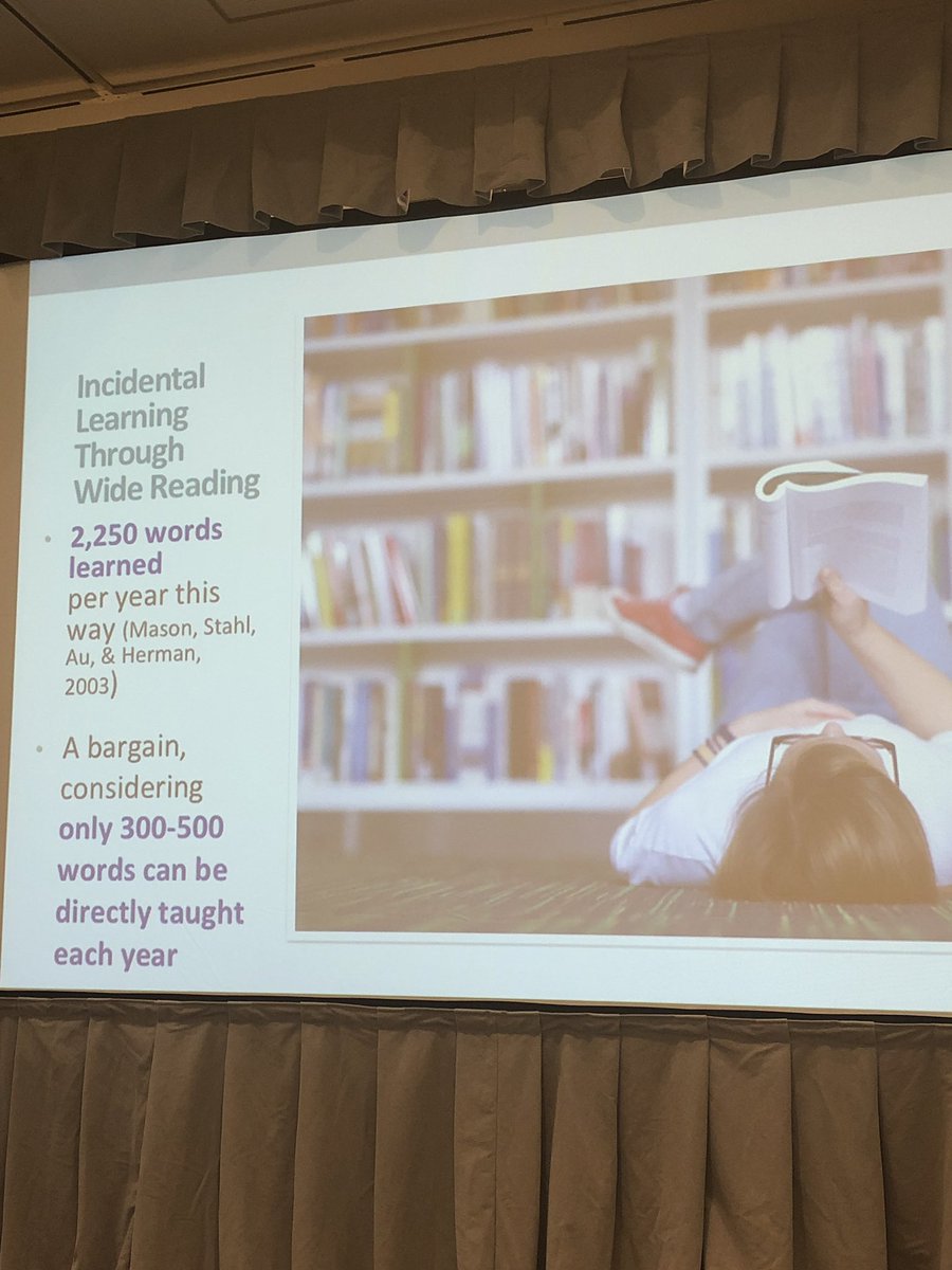 High volume of reading = a vocabulary instructional bargain #CaliforniaVL