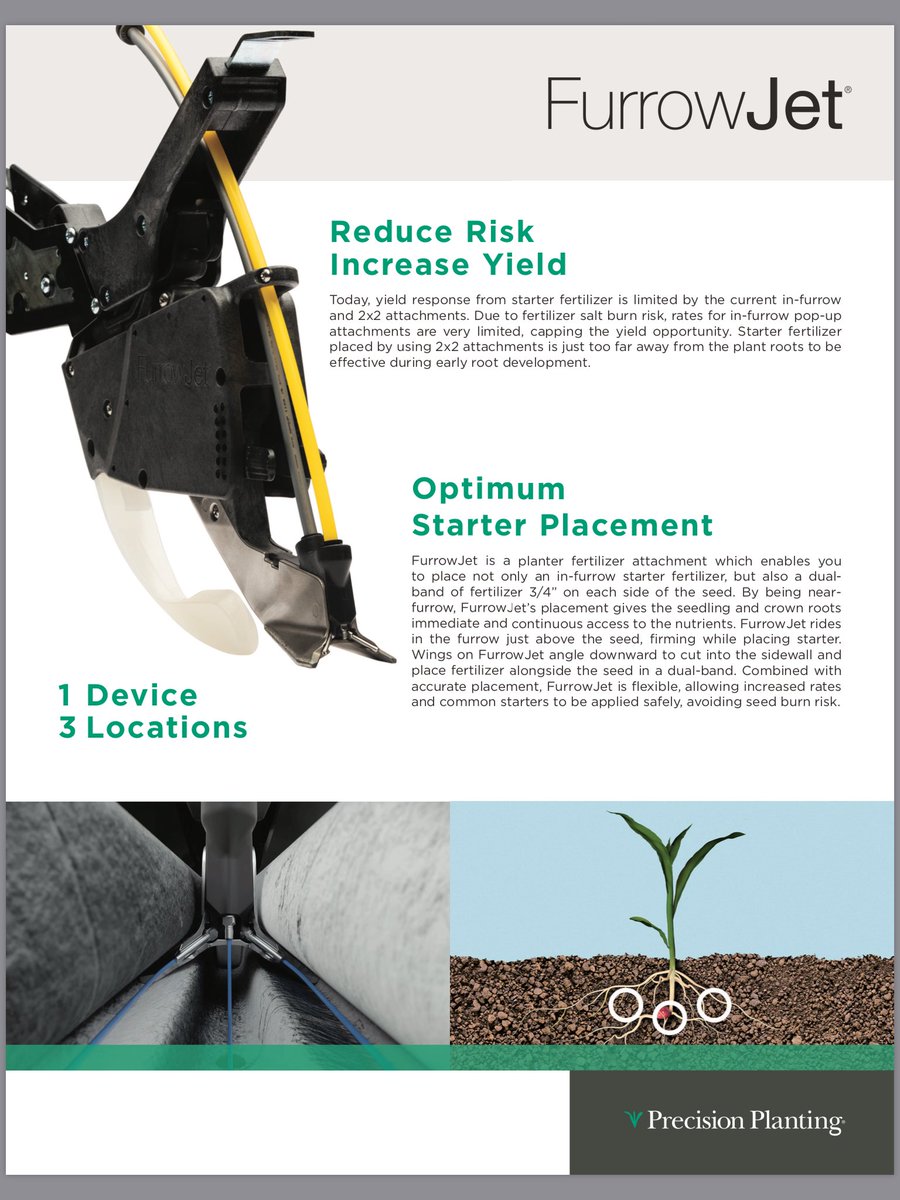 PlainsGrain's tweet image. Need to get more fertilizer on this spring with the planter? #FurrowJet #placementiskey @precision_plant contact us for more information #SmarterEverySeason