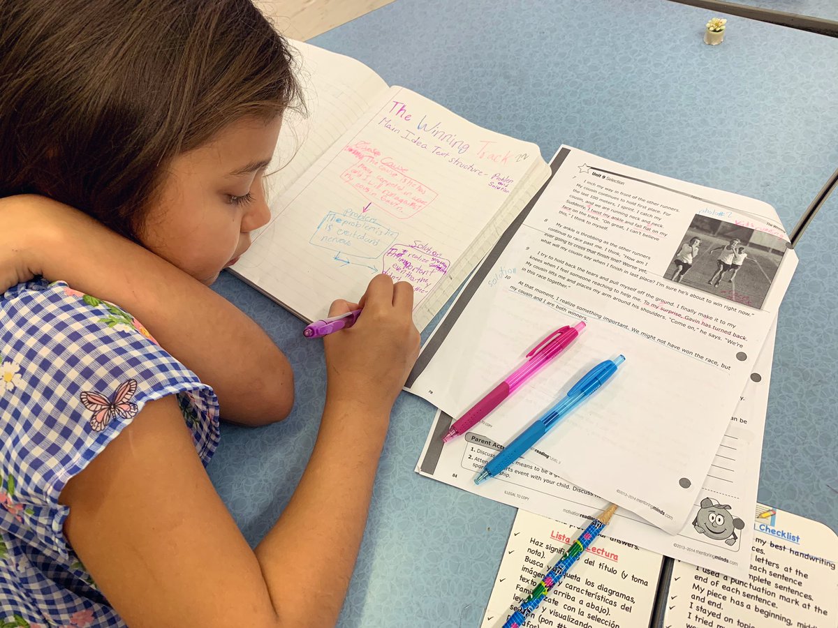 iMissGo's tweet image. #3rdGradeDualLanguage @LamarEagles summarizing main ideas using #TextStructures!