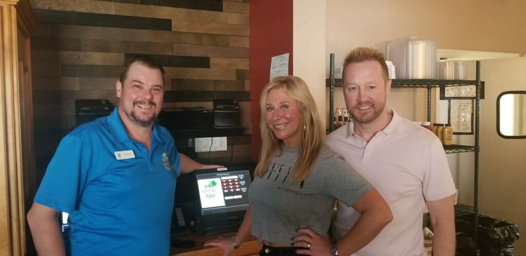 Future POS is everywhere!  Just stopped by "George and Wendy's" in Sanibel Island for lunch. Delicious.