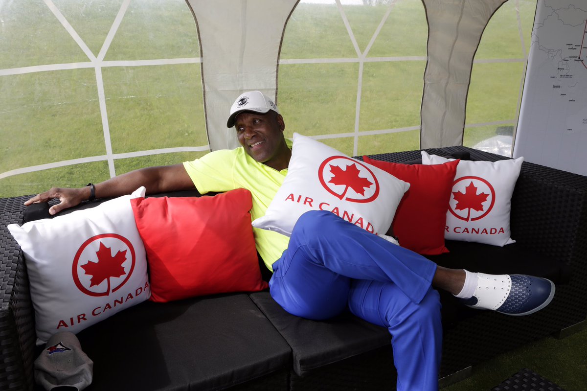 JoeCarterGolf's tweet photo. Proud to announce @AirCanada, the #1 airline in the world, is back as a supporting sponsor and the exclusive airline of the Joe Carter Classic! Thank you Air Canada from @JoeCarter_29 and the @CAFDN ! https://t.co/qHijthP64M