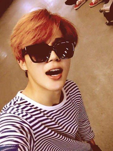 I don't even like the color orange but he's made me love it  #JIMIN  