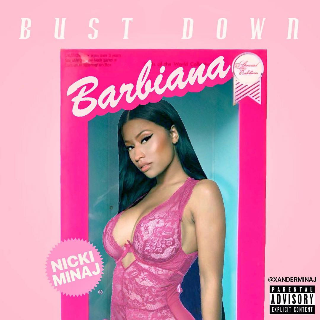 audiomack's tweet photo. There's a new No. 1 Song of the Day! #BustDownBarbiana by @NICKIMINAJ 🏆 

Listen: https://t.co/NCMod4tcro https://t.co/ppLDXYbXQV