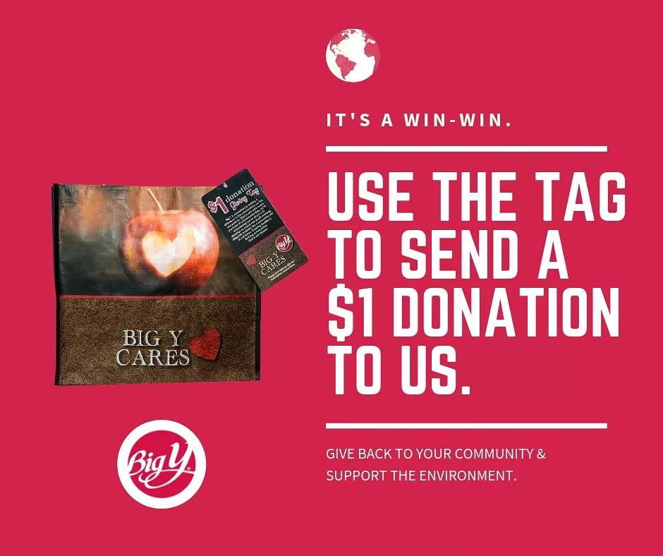 Woohoo! RAGE is participating the Big Y Community Bag and Giving Tag Program.  You can use this at any Big Y store. All you have to do is purchase a reusable Community Bag, follow the instructions on the attached Giving Tag and RAGE will receive a $1 donation!