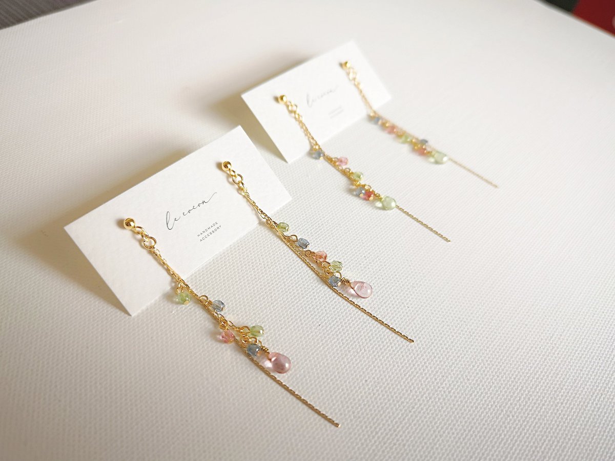 cocon_le's tweet image. こちらのチェコビーズのアクセサリー。
久しぶりにルクアイーレに納品しました。
なんばマルイ・京都マルイへも順次納品予定です♡@TezukuriIchiba
#ハンドメイドアクセサリー #lecocon