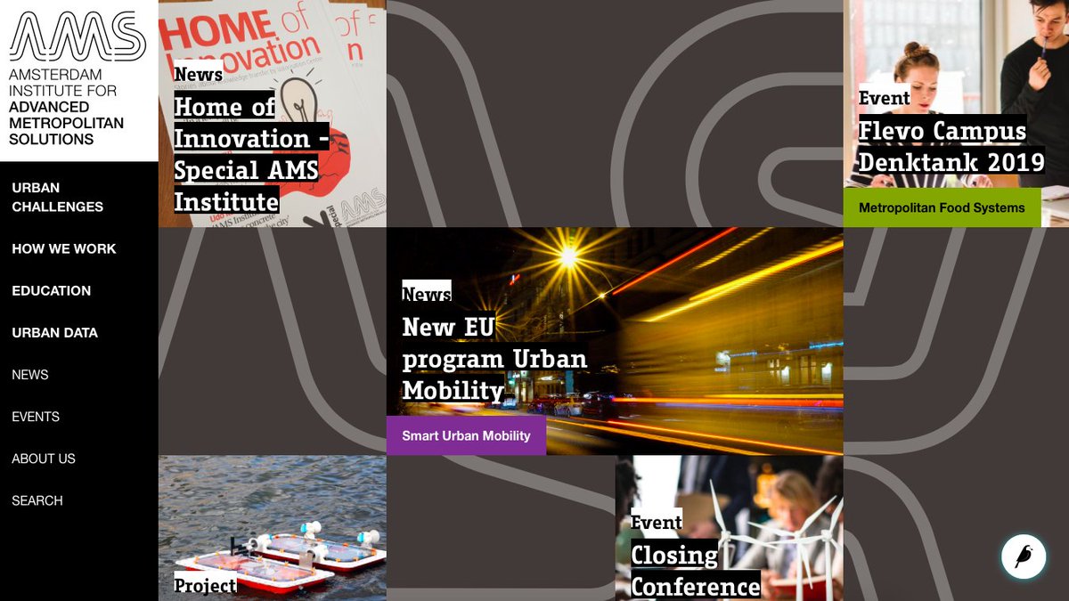 We are happy to introduce a brand new website. We gave it a full refresh - contextually, visually and functionally. We can now share the result 🥳: ams-institute.org. #brandnew #nowlive #metropolitansolutions